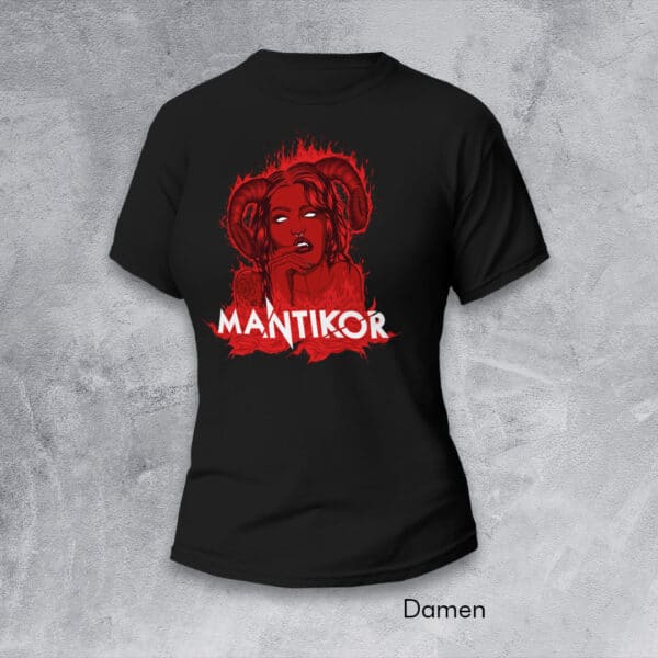 Mantikor Red Devil Shirt Damen